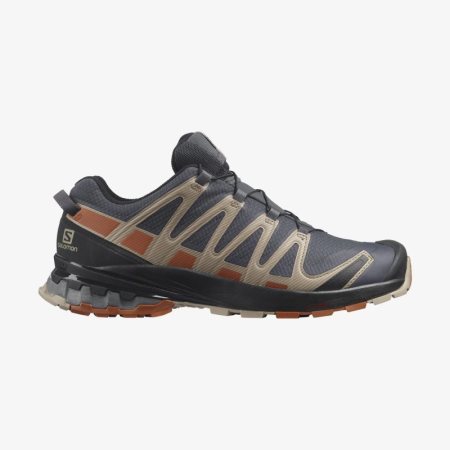 Salomon XA PRO 3D v8 GORE-TEX Mens Trail Running Shoes Navy | Salomon South Africa